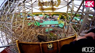 Europa Park • Wodan Timburcoaster ★ Front Line ★ 4K ★ FRISSON ! ★ POV ★ #002