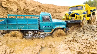 Test the New Custom Made GAZ 4x4 Truck in the MUD and Compare it with ZIL 6x6