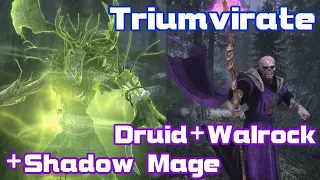Skyrim Mod - Triumvirate Spell Showcase Druid+Shadow Mage+Warlock