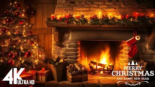 Traditional Christmas Music 🎅🎄 Christmas 4K Scenic Relaxation with Ambient Christmas Music