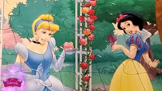 Cinderella Puzzle for Kids - Snow White & Cinderella Jigsaw Puzzle - Disney Princess Toy Puzzles