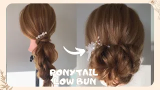 EASY HAIRSTYLES FOR LONG HAIR!  SUPER EASY UPDO! 簡單盤髮教學 No.21