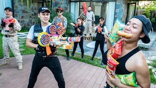 Nerf Guns War :  Warriors Of SEAL TEAM Special Nerf Guns Fight Cowboy Boss Thwart Illegal Plans