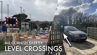 Every Barrier Level Crossing in Cornwall - Plus User Worked Crossings - Level Crossing Compilation