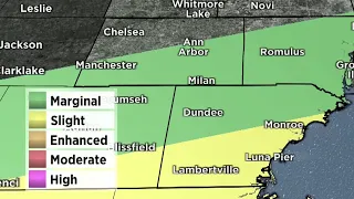 Severe weather window today in Metro Detroit: When to expect storms, biggest threats