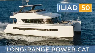 Iliad 50 Catamaran  - Long range Power Catamaran Review