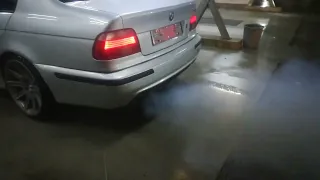 BMW E39 530D Popcorn hardcut rev limit flames