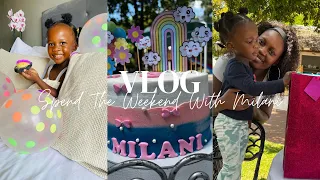 Weekend Vlog | Milani Turns 3 | Celebrating Milani
