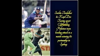Sachin Tendulkar Kapil Dev tearing apart Pakistan - 1992 World Cup - India vs Pakistan