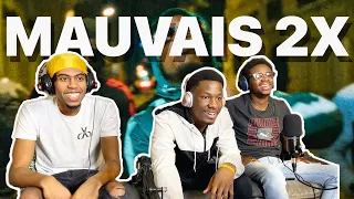 FIRST REACTION TO FRENCH DRILL  GAZO x NINHO - MAUVAIS 2X