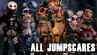 All Corrupted Toy Animatronics Jumpscares! (FNaF 2 Mods)