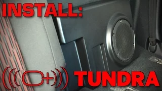 Toyota Tundra Crewmax Complete Sound Solution | Installation