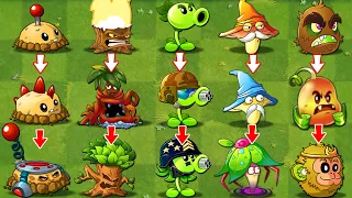 PvZ 2 Discovery - Every Plants Have Same Shape Evolution NOOB - PRO - HACKER