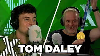 Tom Daley shows us his olympic gold medal! | The Chris Moyles Show | Radio X