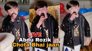 Abdu Rozik Live Song Pyar,Chota Bhajan Aye In Front Of Media | Bigg Boss 16