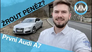 TEST - Audi A7 3.0 TDI (180 kW) - ŽERE KROMĚ NAFTY TAKY PENÍZE? CZ/SK