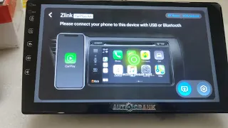 How to connect wireless Android auto via Bluetooth using zlink5 or Tlink5 application