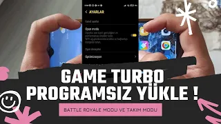 Xiaomi Telefonlar İçin Yeni Game Turbo Nasıl Yüklenir Programsız