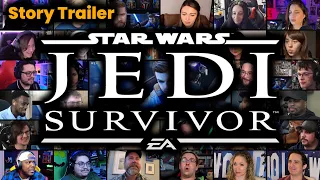 Star Wars Jedi: Survivor - Official Story Trailer || REACTION MASHUP || EA Star Wars