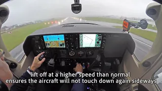 Cessna 182T flight in bad weather - icing and turbulence!