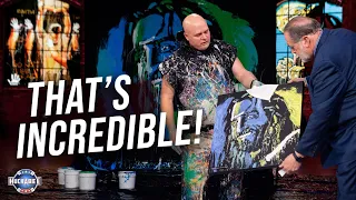 This INCREDIBLE LIVE Speed Painting Will BLOW YOUR MIND! | Splat Experience | Jukebox | Huckabee