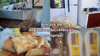 Dia de faxina|Fiz uma receita perfeita|Compras de farmácia.