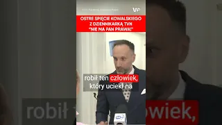 "Wstyd po prostu!". Zapytała Kowalskiego o Szmytda. Nagle wybuchł