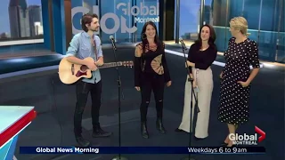 Rosa Performing live "Free" on Global TV.