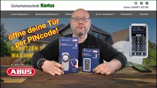 🔒 ABUS HomeTec Pro Bluetooth® | die PINcode Tastatur  | CFT3100 - Teil 2✅