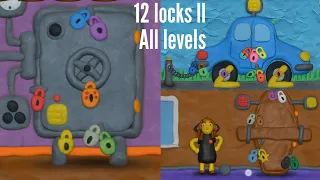 12 Locks II Level 1-3 walkthrough ||rud present||