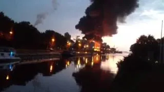 Grote brand Cargill Sas van Gent 01-06-2014