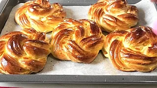 ПЛЮШКИ Розочки. Такое тесто Вы будете готовить часто/Rosette Buns