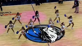 Dallas Maverick Dancers performing timeouts vs Pelicans 3/2018
