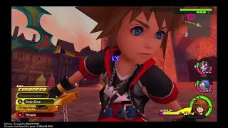 KINGDOM HEARTS HD Dream Drop Distance Sora's Secret portal Boss Fight La Cite des Cloches