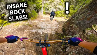 I've never ridden so many STEEP and long Rock Slabs on a SINGLE TRAIL!