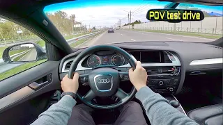 2009 Audi A4 B8 (2.0 TDI) Multitronic ,,, POV test drive