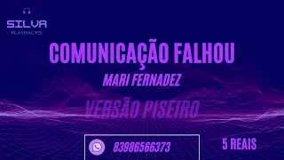 PLAYBACK COMUNICAÇÃO FALHOU-Mari Fernandez
