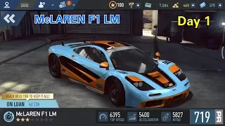 McLAREN F1 LM (Day 1 - Warm-Up) | Need for Speed: No Limits - Proving Grounds