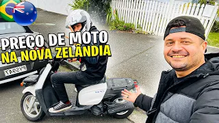 Hoje Foi O Dia Dele de Pega a Sua Primeira Moto Para Trabalhar no Uber Delivery na Nova Zelândia