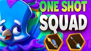 Zooba Ravi The Peacock and his One Shot Squad | 5 man Ravi Sqaud Gameplay