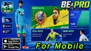 Be A Pro Mobile | Career Mode & League Challenge Gameplay | Android Be A Pro Football | Be A Pro