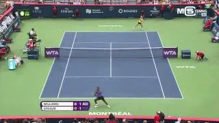 Serena Williams vs Samantha Stosur, Rogers Cup 2014 (1/16 Finale), highlights HD - Montreal