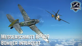 Bf-109 Fighters Attack Allied Bomber Formation! Historical WWII Flight Sim IL-2 Sturmovik V2