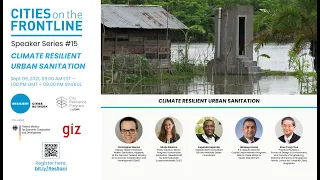 Speaker Series #15 | Climate Resilient Urban Sanitation