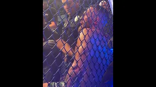 Conor McGregor screaming in pain after breaking his leg