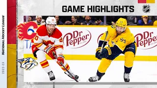 Flames @ Predators 1/16 | NHL Highlights 2023