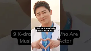 9 Kdrama Actors who are musical theatre actor #jojungsuk #jichangwook