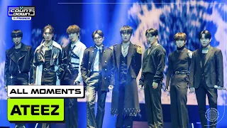 ATEEZ (에이티즈) ALL MOMENTS 🎁💙 | MCOUNTDOWN IN FRANCE