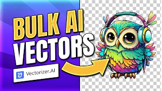 How to Vectorize your Ai Art in BULK🤯 (MyDesigns Tutorial)