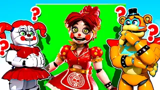 GUESS the FNAF CHARACTER with Circus Baby and Glamrock Freddy